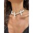 Nadir Bulunan Barok İnci Choker Kolye