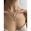 Sun & Moon 18k Gold Pl. Premium Çelik Kolye