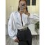 Erfv Germany Extra Soft Tafta Maxi Yaka Delikişi Bluz
