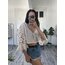 Diolen Cotton Blend Alman Üretim Crop Bavyera Bluz