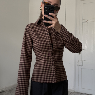 Cotton Blend İspanyol Güncel Kum Saati Model Gömlek