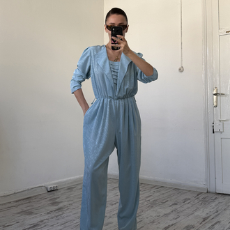 Alman Üretim Jakarlı Exclusive Seri 80s Tulum