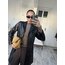 Vera Pelle Made in Italy Ekstra Yumuşak Kuzu Derisi Midi Trenchcoat