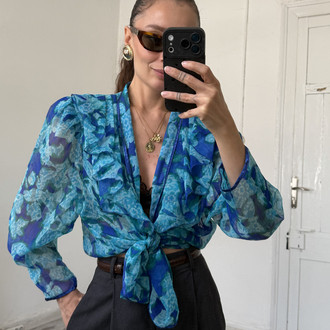 Höpfner Frill Detaylı Premium Kimono Gömlek