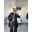 Vera Pelle Made in Italy Ekstra Yumuşak Kuzu Derisi Midi Trenchcoat