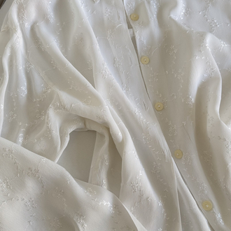 Visa İtalyan %100 Viscose Micro İşleme Premium Doku Gömlek