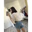 Diolen Cotton Blend Alman Üretim Crop Bavyera Bluz