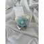 Hand Made Satin Touch Green Floral Toka