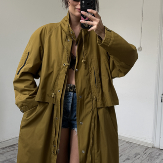 Alman Üretim Pelerin Detaylı Premium İçi Dokulu Trenchcoat
