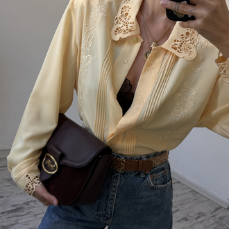 Alman Silky Touch Delikişi Detaylı Kimono Gömlek