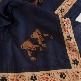 Teddy Bear 90s Alman %100 Cotton Fular