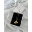 Leo 18k Gold Plated Pirinç Malzeme Kolye (Çelik Zinciri ile)