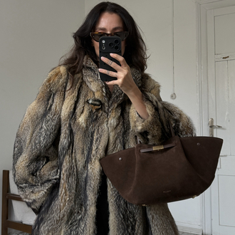Stroll %100 Orjinal Gerçek Kürk (Tavşan) Exclusive Kaban