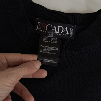 Escada %76 Merinos %15 İpek Koleksiyonluk Kazak