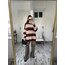Güncel Marka Stripe Ekstra Yumuşak Kazak