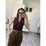 Premium Kalıp ve Kumaş Maxi Yaka Crop Yelek