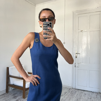 Mode aus Salzburg %100 Keten Broş Detaylı Exclusive Seri Sıfır Elbise