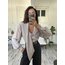 Hand Tailored Silky Touch Alman Seri Yaka Detaylı Bluz