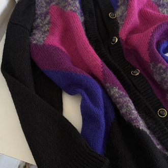 Alman Üretim Mohair Blend Maxi Premium Hırka