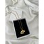 Leo 18k Gold Plated Pirinç Malzeme Kolye (Çelik Zinciri ile)