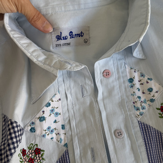 Blue Parrot %100 Cotton Koleksiyonluk Gömlek