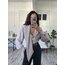 Hand Tailored Silky Touch Alman Seri Yaka Detaylı Bluz