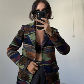 DW Shop Hollanda Menşeili Orj. El Dokuma Exclusive Blazer