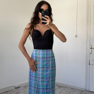 Irina Exclusive Seri Maxi Viscose Cotton Dokuma Maxi Etek