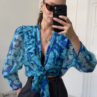 Höpfner Frill Detaylı Premium Kimono Gömlek