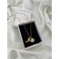 İnci ve Yunus Detaylı 18k Gold Pl. Premium Kolye