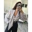 Hand Tailored Silky Touch Alman Seri Yaka Detaylı Bluz