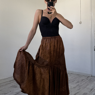 Une İtalyan Traditional %100 Viscose Premium Etek