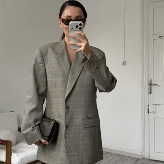 Paco Rabbane Paris %100 Yün Dokuma Exclusive Unisex Blazer