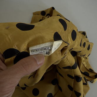 Sommermann Satin Touch Alman Polka Dotted Ceket Gömlek