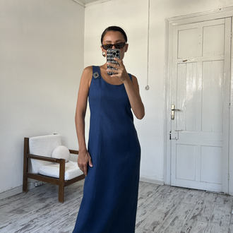 Mode aus Salzburg %100 Keten Broş Detaylı Exclusive Seri Sıfır Elbise