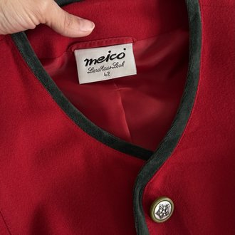Meico %80 Saf Yün Dokuma Koleksiyonluk Bavyera Ceket