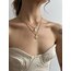 Sun & Moon 18k Gold Pl. Premium Çelik Kolye