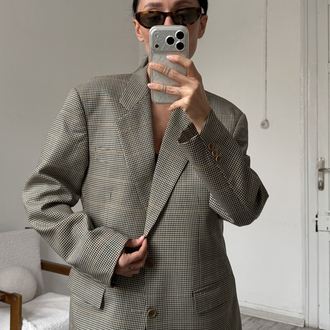 Paco Rabbane Paris %100 Yün Dokuma Exclusive Unisex Blazer