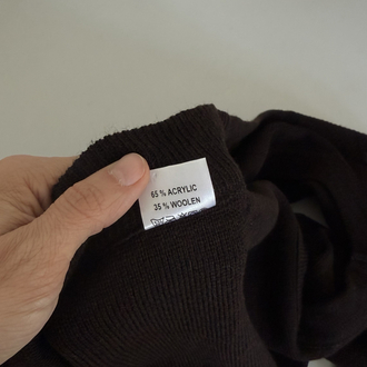 %35 Saf Yün Dokuma Sıfır Ürün Vintage Oversize Yelek