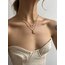 Heart Shape & Sea Star Seçmeli 18k Gold Pl Premium Çelik Kolyeler