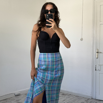 Irina Exclusive Seri Maxi Viscose Cotton Dokuma Maxi Etek