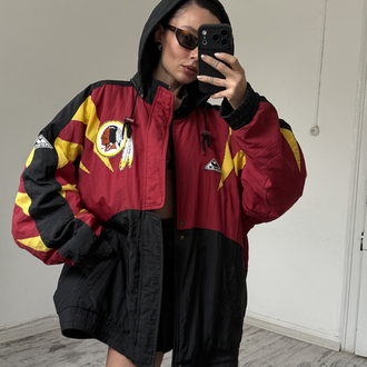 Orjinal NFL Red Skins İçi Kapitone Kaplama Dolgulu Unisex Mont