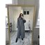 Nesi Germany Cashmere and Wool Sertifikalı %80 Yün %5 Kaşmir Maxi Kaşe Kaban