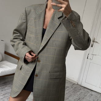 Paco Rabbane Paris %100 Yün Dokuma Exclusive Unisex Blazer