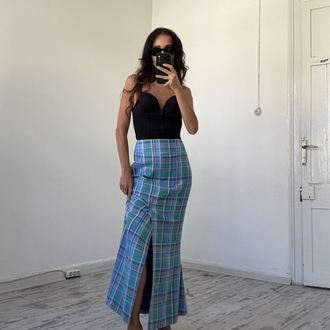 Irina Exclusive Seri Maxi Viscose Cotton Dokuma Maxi Etek