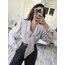 Hand Tailored Silky Touch Alman Seri Yaka Detaylı Bluz