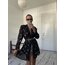 Metalik Lurex İşleme Alman Üretim Maxi Kimono