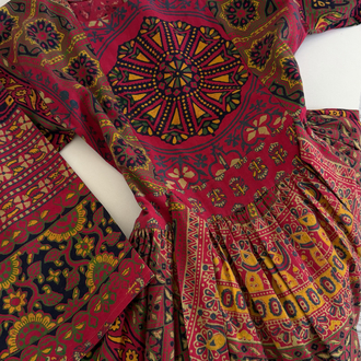 Indien Haus Hamburg %100 Pamuk Antique Elbise