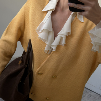 Alman Üretim Kruvazer Cotton Blend Premium Ceket