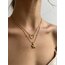 Heart Shape & Sea Star Seçmeli 18k Gold Pl Premium Çelik Kolyeler